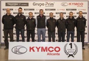 Motos Kymco Alicante Líderes en el primert trimestre de 2015